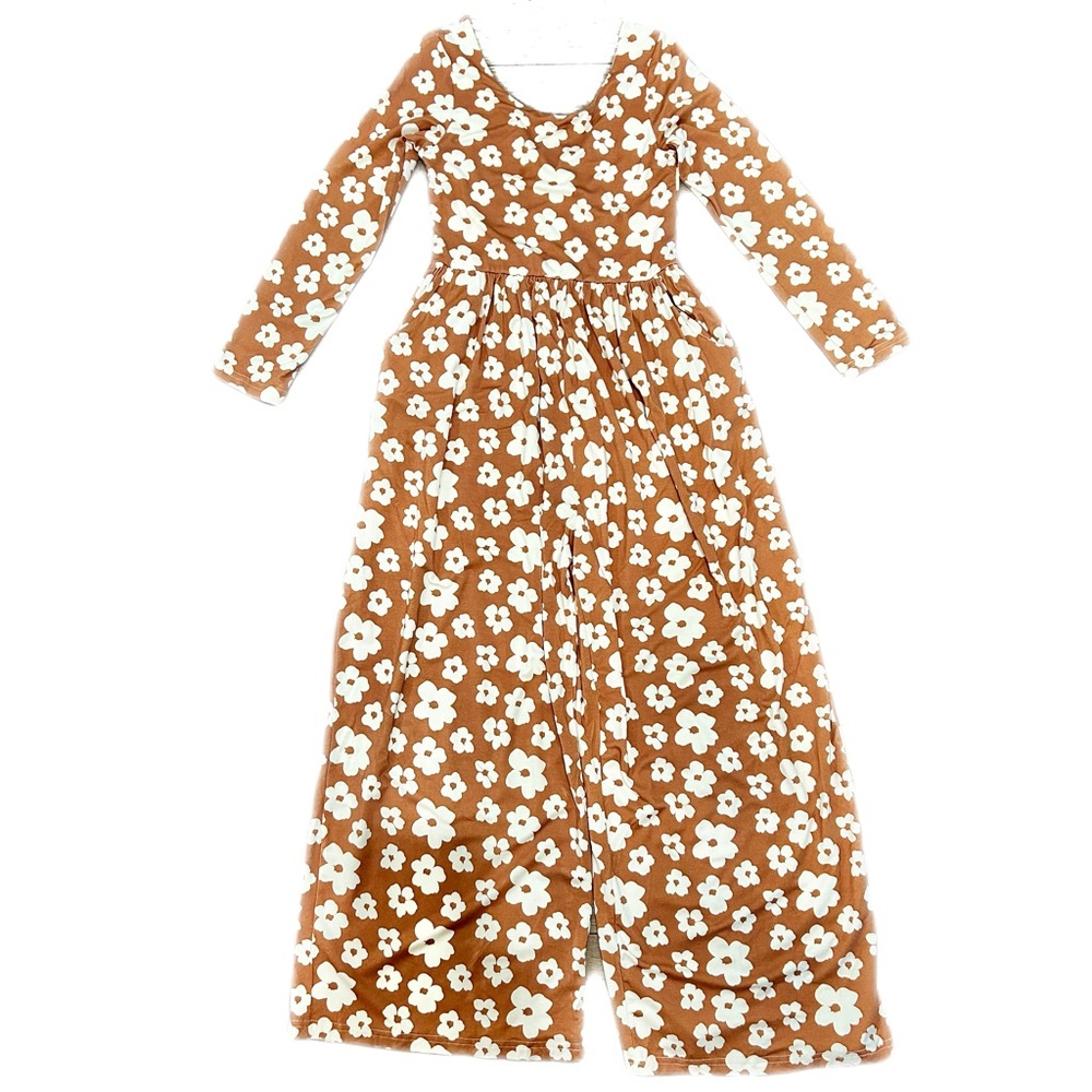 SweetHoney Leggy Romper - Honeycomb Blooms Sz 8